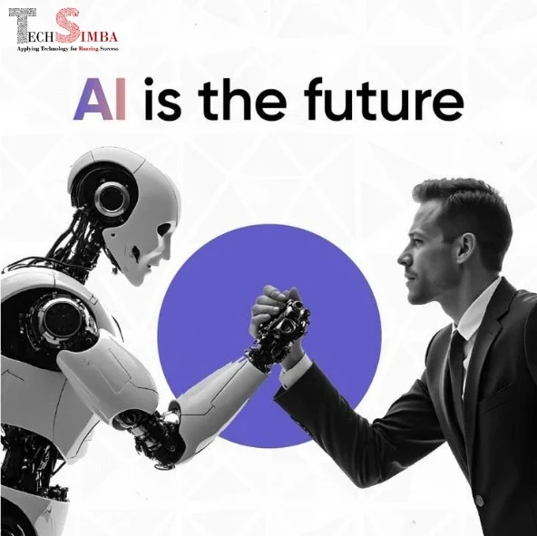 AI and human working together in an IT consultant company